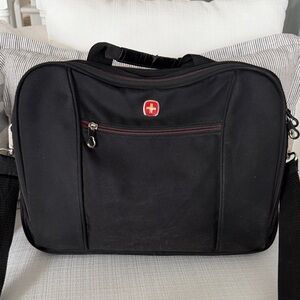 SwissGear Black and Red Laptop Bag for Men